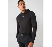 BOSS Mens Golf Scott Active Hoodie, Black, Size S, Men Black