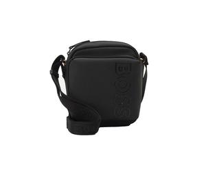 BOSS Mens Goodwin Black Rubberised Logo Crossbody Bag BLACK O/S