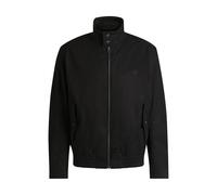 BOSS Mens H-Coiner2 Cotton-Blend Jacket with Double B Monogram Black