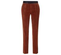 Boss Mens H-Genius Trousers in Brown Wool - Size 30W/32L