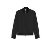 BOSS Zip-up jacket in virgin-wool serge - Style H-Hanry-BMB-B1, 50474269 Black 36R