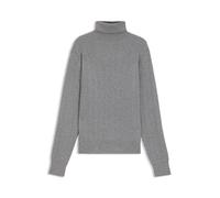 BOSS Mens H-Hatilo Regular fit Rollneck Sweater in Herringbone Virgin Wool