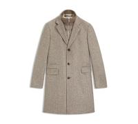 BOSS Mens H-Hyde-J-Bib-Pad-254 Slim-fit coat with detachable inner
