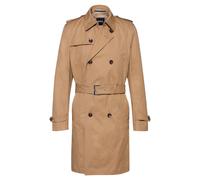 Boss Mens H-Hyde Trench Coat in Beige Cotton - Size 40 (Chest)
