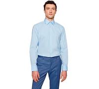 BOSS Mens H-JOE-kent-C1-214 Easy-Iron Regular-fit Shirt in Stretch-Cotton poplin