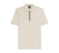 Boss Mens H-Paras 65 Quarter Zip Polo Shirt - White - L - White - 100% Cotton