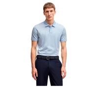 BOSS Mens H-Parlay 432 Mercerised-Cotton Polo Shirt with Micro Pattern