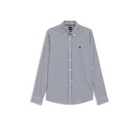BOSS Mens H-ROAN-BD-E-C1-253 Slim-fit Shirt in a Striped Cotton Blend