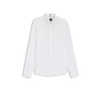 BOSS Slim-fit shirt in linen - Style H-ROAN-BD-E-C1-253, 50545218 White XXL