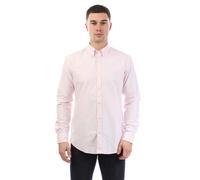 Boss Mens H-Roan Slim Shirt - Pink - L - Pink - 100% Cotton