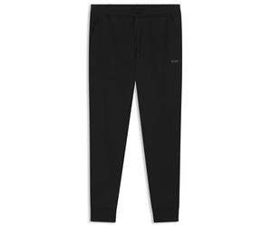 BOSS Mens Hadiko Logo-Print Tracksuit Bottoms in Stretch Cotton