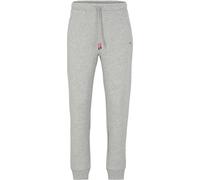Boss Mens Hadiko Solid Patterned Slim Joggers in Light/Grey - Size Small