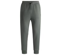 Boss Mens Hadiko Tracksuit Bottoms in Grey Cotton - Size X-Large