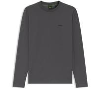 Boss Mens Hbg Long T-Shirt With Iconic Logo in Open Grey - Size X-Large