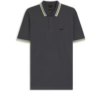 Boss Mens Hbg Paddy Polo Shirt With Contrast Tipping in CharGrn 029 - Grey - Size Medium