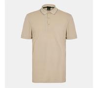 Boss Mens Hbg Paule 4 Polo Shirt, Premium Craftsmanship in Light Beige - Size 2XL