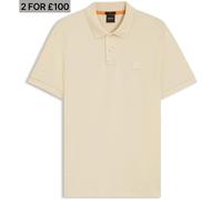 Boss Mens Hbo Passenger Premium Design Polo Shirt in Open Yellow 767 - Size 5XL