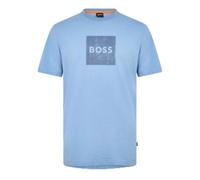 BOSS Mens HBO Stitch Logo T-Shirt Blue 451 3XL