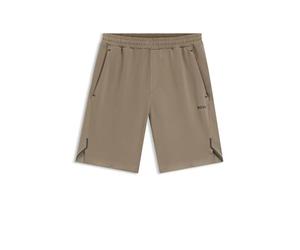 BOSS Mens Hecon Active Reflective-Logo Shorts in Quick-Dry Fabric