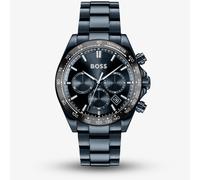 BOSS Hero 43mm Men's Blue IP Bracelet Watch