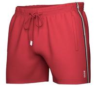 BOSS Men's Iconic 10239741 01 Swim Shorts, Dark Red 609, L