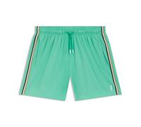 Boss Mens Iconic Logo Swim Shorts in Green - Size 2XL
