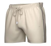 BOSS Mens Iconic Swim Shorts Open White S