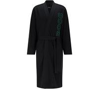 BOSS Men's Identity Kimono Bathrobe, Black 1, XL