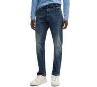 BOSS Mens Jeans - Mens BOSS ReMaine Regular Fit Jean - Stone Mid Blue Stretch