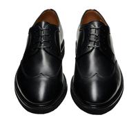 Boss Mens Jerrard Leather Derby Shoes - Black - Black - 12 UK