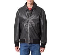 BOSS Men's Joberg Leather Outerwear, 202 dark brown, 38