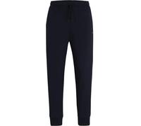 BOSS Mens Joggers Hugo Boss Hadiko Stretch Cotton Tracksuit Bottoms in Dark Blue