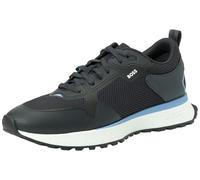 BOSS Mens Jonah Runn Mesh-Detail Trainers in Mixed Materials Size
