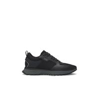Boss Jonah Running Mesh Men's Black/Gold Trainers UK 8