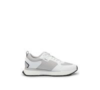 BOSS for man. 50513195 Trainers Jonah Runn meth white (43), Flat, Laces, Casual