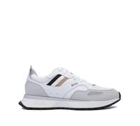 Boss Mens Jonah Runn Signature Stripe Trainers - White - Size UK 5