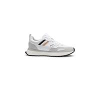 BOSS Men's Jonah Runn Mesh and Faux Leather Trainers - UK 7