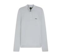 BOSS Mens K Momentum-Lite MN Cotton-Blend Sweater with Quarter Zip and Body-Mapping