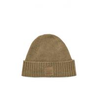 BOSS Mens Kaios Logo Badge Hat, Dark Green Beanie DARK GREEN O/S