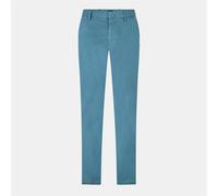 Boss Mens Kaito1 Solid Patterned Slim Trousers in Turq/Aqua - Turquoise - Size 40W/32L