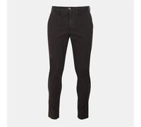 Boss Mens Kaito3 Solid Patterned Straight Chinos in Black - Size 30W/32L