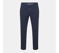 Boss Mens Kaito3 Solid Patterned Straight Chinos in Dark Blue - Size 38W/32L
