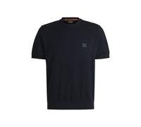 BOSS Mens Kanache Knit T-Shirt in Cotton and Cashmere