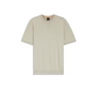 BOSS Mens Kanache Knit T-Shirt in Cotton and Cashmere