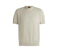 BOSS Mens Kanache Knit T-Shirt in Cotton and Cashmere
