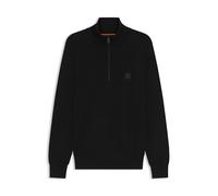 Boss Kanobix S 10265846 Orange Half Zip Sweater Black M Men