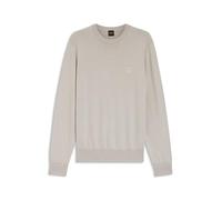 BOSS Mens Kanovano Crew Neck Jumper Long Sleeve Cotton Grey 070 L