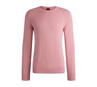 BOSS Mens Kanovano S Cotton-Cashmere Sweater with Logo Label