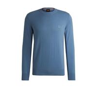 BOSS Mens Kanovano S Cotton-Cashmere Sweater with Logo Label