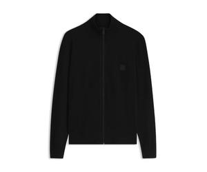 BOSS Mens Kanozip S Knitted jacket in cotton and cashmere